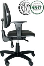 Cadeira Executiva Ergonômica NR17 com braços ajustáveis, conforto em espuma D33 e suporte até 120 kg. - Imagem 2