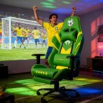 Cadeira Gamer PYTHON FLY com reclinação 135°, apoio para pés e conforto ergonômico para jogar melhor