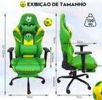 Cadeira Gamer PYTHON FLY com reclinação 135°, apoio para pés e conforto ergonômico para jogar melhor - Imagem 2