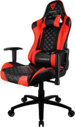 Cadeira Gamer Profissional TGC12 ThunderX3: conforto respirável, ajuste ergonômico e inclinação de até 135° para jogar melhor.