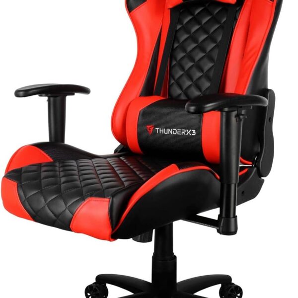 Cadeira Gamer Profissional TGC12 ThunderX3: conforto respirável, ajuste ergonômico e inclinação de até 135° para jogar melhor.