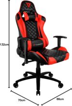 Cadeira Gamer Profissional TGC12 ThunderX3: conforto respirável, ajuste ergonômico e inclinação de até 135° para jogar melhor. - Imagem 2