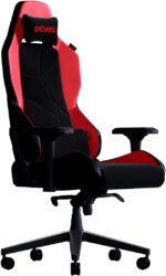 Cadeira Gamer Sentinel Red Magma Vermelha com inclinação até 135° e suporte para 150kg para máximo conforto.