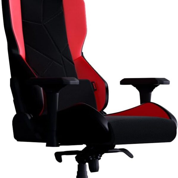 Cadeira Gamer Sentinel Red Magma Vermelha com inclinação até 135° e suporte para 150kg para máximo conforto.