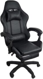 Cadeira Gamer Stillus Ergonômica com apoio para os pés, conforto ideal para jogos e trabalho por longas horas.