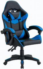 Cadeira Gamer X-On Azul: conforto ergonômico, reclinação 90° a 135° e rodinhas resistentes para jogar e trabalhar com mais produtividade.