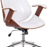 Cadeira Kopenhagen Diretor Branco Fratini com conforto, elegância e resistência para seu escritório.