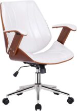 Cadeira Kopenhagen Diretor Branco Fratini com conforto, elegância e resistência para seu escritório.