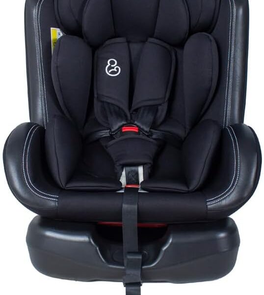Cadeira Prati Isofix Galzerano: segurança e conforto 0 a 36kg com 5 pontos, 4 reclinos e fixação segura.