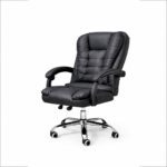 Cadeira Presidente Reclinável com Pillow Top e Molas Ensacadas: conforto ergonômico e ajuste de altura para escritório e home office
