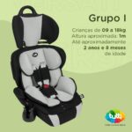 Cadeira Versati Gelo Tutti Baby: segurança, conforto e crescimento de 9 a 36kg com cinto 5 pontos e apoio ajustável. - Imagem 2