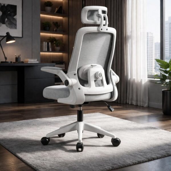 Cadeira de Escritório Ergonômica BlidShop: conforto premium, apoio lombar e suporte de até 120kg para seu home office.