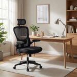 Cadeira de Escritório Ergonômica Reclinável: conforto, suporte lombar e ajuste ideal para home office e gamer - Imagem 2