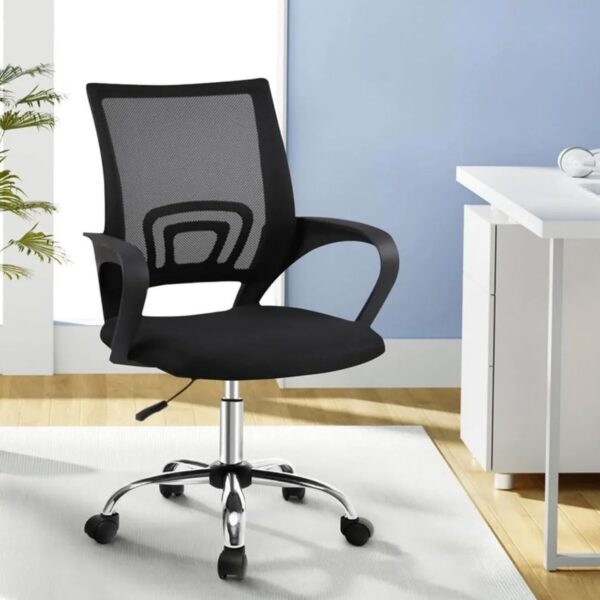 Cadeira de Escritório Ergonômica Stoel Start: conforto, apoio lombar e encosto mesh respirável para home office e estudo.