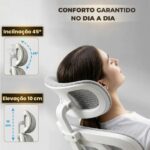 Cadeira de Escritório Ergonômica com suporte lombar, malha ventilada e capacidade de 150kg para mais conforto e postura saudável.