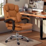 Cadeira de Escritório Reclinável com Apoio para os Pés: conforto ergonômico para longas horas no home office