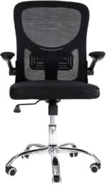 Cadeira de escritório Diretor Flink Preta Healer com conforto ergonômico, apoio lombar e mecanismo relax para longas jornadas.
