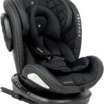 Cadeira infantil Stark Kikkaboo 0+/1/2/3 com Isofix, rotação 360° e SPS para máxima segurança e conforto.