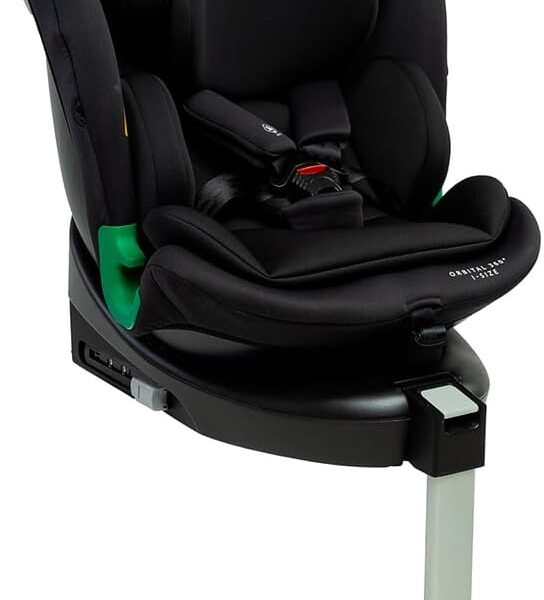 Cadeirinha Safety 1st Orbital 360 i-Size com Isofix: segurança, giro 360º e conforto do nascimento aos 12 anos.
