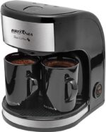 Cafeteira Britânia Coffe Duo compacta, prática e segura, com base antiderrapante e reservatório de 250mL para seu café diário. - Imagem 2