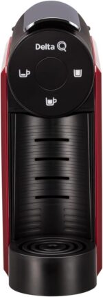 Cafeteira Cápsulas MiniQool Vermelha 127V: espresso cremoso, compacta e versátil para cápsulas Delta Q. - Imagem 2