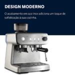 Cafeteira Espresso Oster Xpert Perfect Brew 127V com moedor integrado, 15 bars e jarra espumadora para cafés completos em casa. - Imagem 2