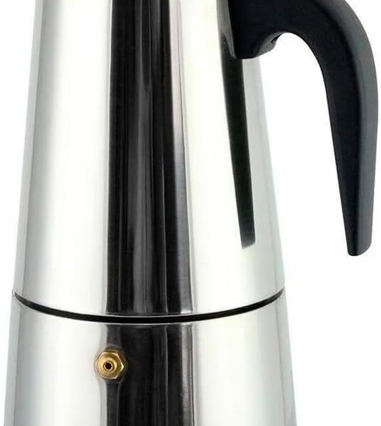 Cafeteira Italiana Expresso 450ml em Inox Para 9 Xícaras