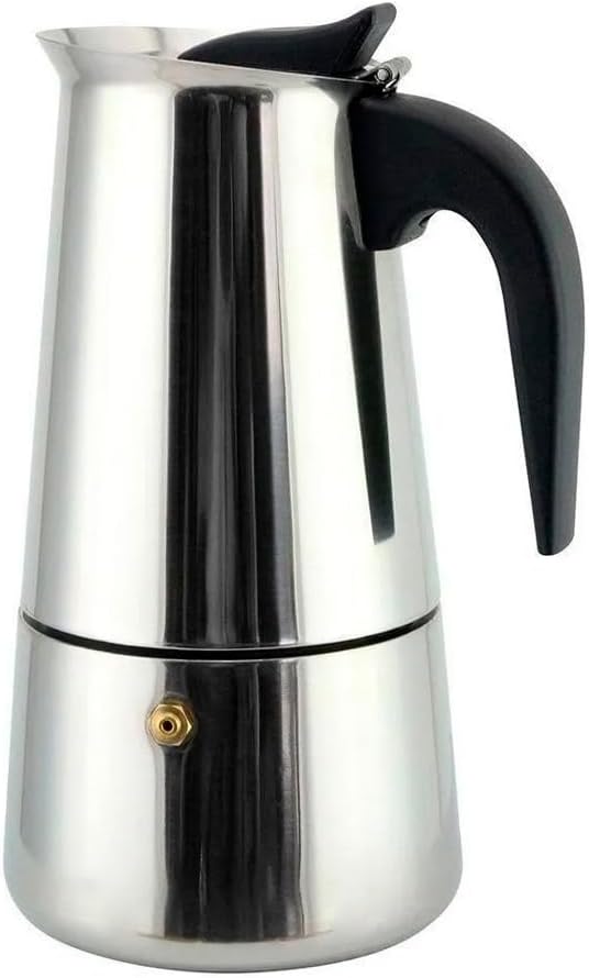 Cafeteira Italiana Expresso 450ml em Inox Para 9 Xícaras Cafeteira Italiana Expresso 450ml em Inox Para 9 Xícaras
