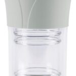 Cafeteira Portátil Pressca 350ml – Preparo Rápido de chá e café Sem Filtro Descartável | Ideal para Viagens, Escritório e Casa | Livre de BPA - Cor: Cinza Fendi
