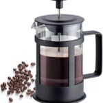 Cafeteira Prensa Francesa de 600ml, vidro borossilicato resistente ao calor, aço inoxidável e plástico PP livre de BPA, perfeita para quem aprecia um café encorpado, aromático e cheio de sabor
