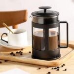 Cafeteira Prensa Francesa de 600ml, vidro borossilicato resistente ao calor, aço inoxidável e plástico PP livre de BPA, perfeita para quem aprecia um café encorpado, aromático e cheio de sabor - Imagem 2