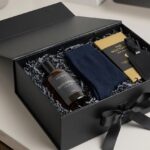 Caixa Elegante Luxo para Presentes com ímã: embalagem sofisticada, dobrável e resistente para valorizar qualquer presente.
