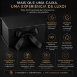 Caixa de Presente Premium Rígida Magnética com Laço de Cetim: embalagem luxuosa, reutilizável e elegante para presentes sofisticados. - Imagem 2