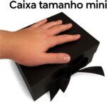 Caixa de Presente Premium Rígida com Trava Magnética e Laço de Cetim: elegância, resistência e praticidade para presentear com sofisticação. - Imagem 2