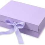 Caixa para Presente PegPack reforçada com imã e laço de cetim, ideal para embalar com elegância e segurança.