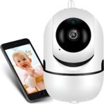 Câmera Babá Eletrônica WiFi 1080p Premium: monitoramento 360°, visão noturna e alertas no celular para mais segurança.