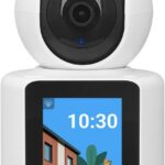 Câmera Babá Eletrônica YODHE Wi-Fi 4MP com visão 360°, áudio bidirecional e monitoramento remoto inteligente