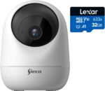 Câmera IP S33 3MP Wi-Fi com Pan/Tilt 360°, visão noturna, áudio bidirecional e cartão 32GB integrada