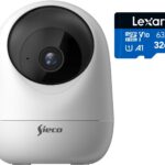 Câmera IP S33 3MP Wi-Fi com Pan/Tilt 360°, visão noturna, áudio bidirecional e cartão 32GB integrada