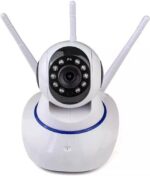 Câmera IP Sem Fio 360° com visão noturna e alarme para monitoramento seguro e cobertura ampliada - Imagem 2