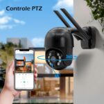 Câmera IP Sem Fio HD Externa com Visão Noturna, Detecção Humana, IP66 e Voz Bidirecional - Imagem 2