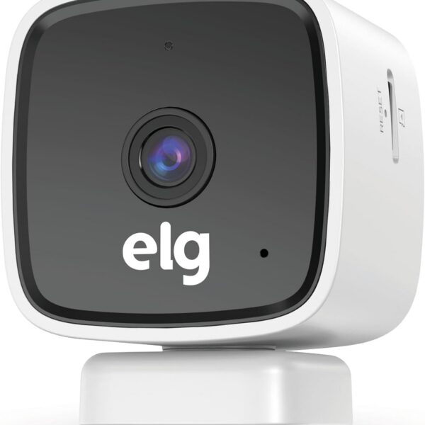 Câmera Intelgente ELG SHCI603 Full HD 1080p Wi-Fi com SOS, áudio bidirecional e visão noturna para segurança residencial.