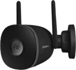 Câmera Inteligente Full HD iM5 SC Preta Intelbras: segurança externa com visão noturna, alerta de movimento e acesso pelo celular. - Imagem 2
