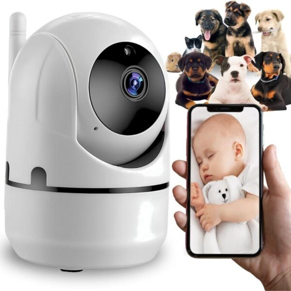 Camera Ip Wifi Giratória Onyon1080p com visão noturna, alerta de movimento e áudio bidirecional para máxima segurança.