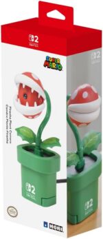 Câmera Para Nintendo Switch 2 Piranha Plant oficial, versátil e compatível com TV, portátil e semiportátil.
