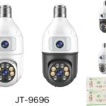 Câmera SINPO JT-9696 WiFi Full HD com visão noturna, áudio bidirecional e monitoramento de pets, homologada Anatel