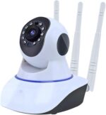 Câmera Segurança Babá Eletrônica Wi-fi com visão noturna e app Yoosee para monitoramento prático e seguro
