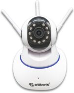 Câmera Segurança Orbitronic com Wi-Fi, acesso remoto e rastreamento automático para monitoramento completo.