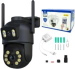 Câmera Segurança Yoosee Wifi Externa 360° 4MP: proteção total com lentes duplas, rastreamento inteligente e visão noturna colorida. - Imagem 2