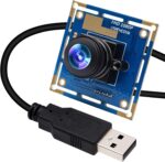 Câmera USB ELP Fisheye 180° 1080P 100fps para PC, visão ampla e alta velocidade